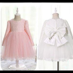 Girls holiday dresses fully fleece lined 6-8